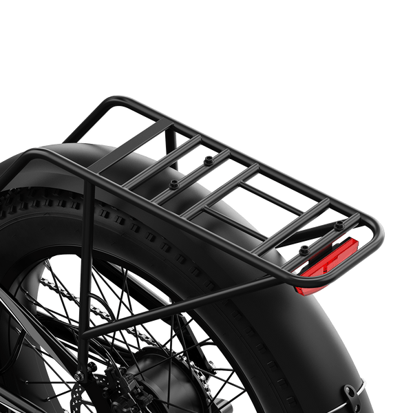 750W Electric Fat Tire Bike with 48V Battery, Hydraulic Disc Brakes & Front Basket - image 7