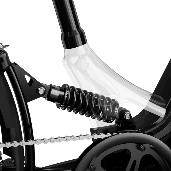 750W Electric Fat Tire Bike with 48V Battery, Hydraulic Disc Brakes & Front Basket - image 6